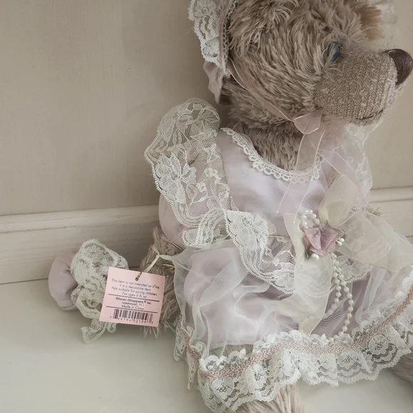 Show-Stoppers "Wild Berry" teddy bear doll plush stuffed w/tag 17" - Picture 4 of 10